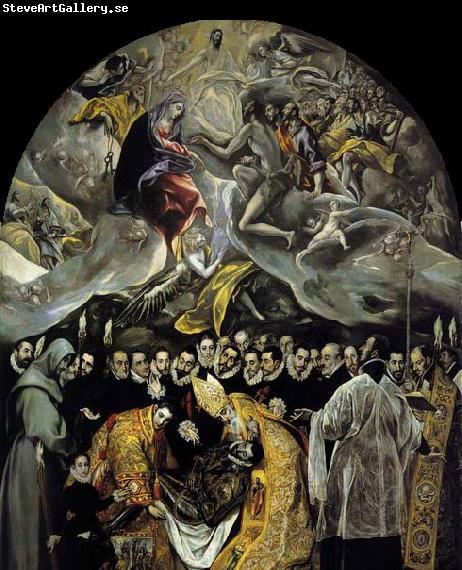 GRECO, El The Burial of the Count of Orgaz